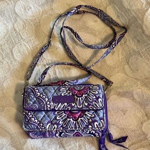 Vera Bradley Lilac Tapestry All-in-One Crossbody